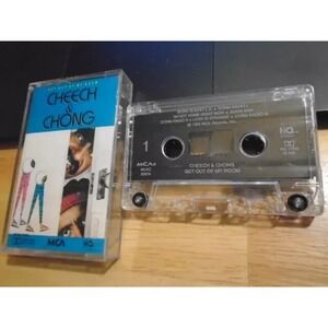 RARE OOP Cheech & Chong CASSETTE TAPE Get Out of My Room comedy BORN IN EAST L.A